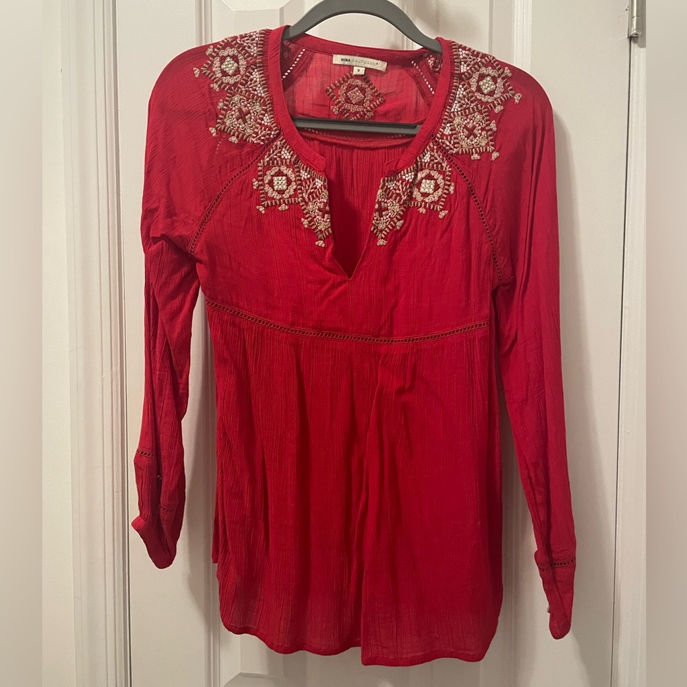 Nina Kaufmann Red Top